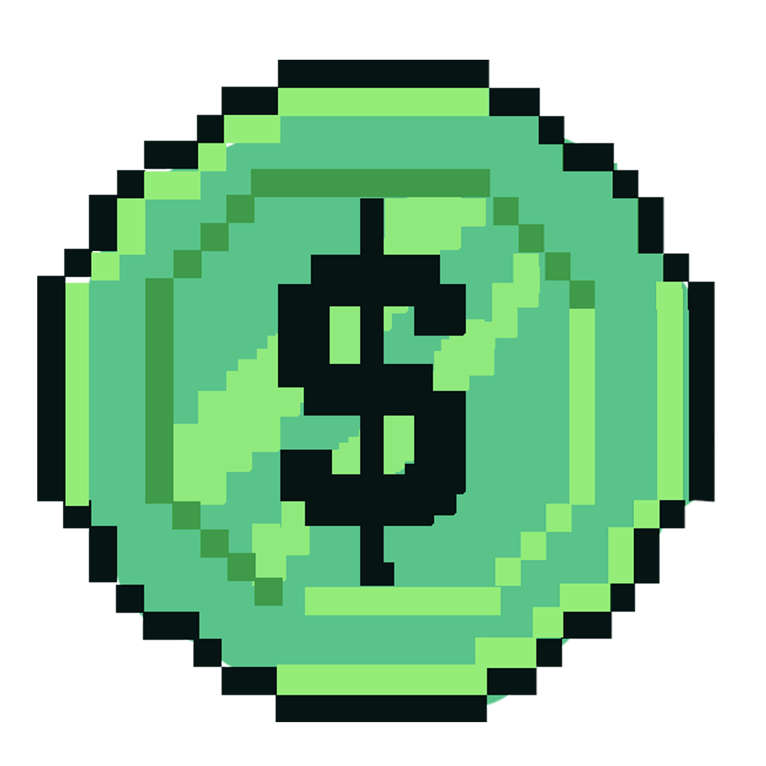 Pixelated Coin